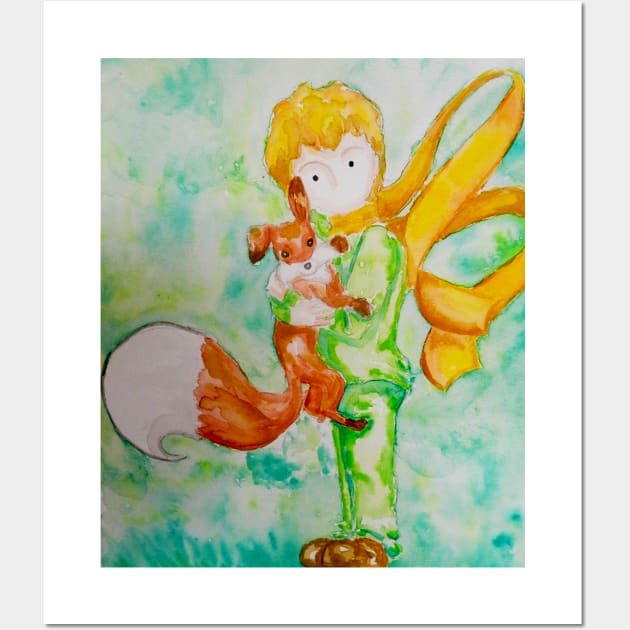 The Little Prince Wall Art by Polette Color